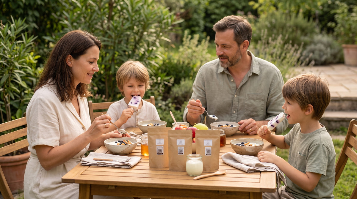 L. reuteri + 6 weitere Stämme (insgesamt 7) | Enthält alle verlorenen Arten | 3 Joghurt-Starter-Sets | Starter-Paket | Starterkulturen | 9 Joghurtstarter