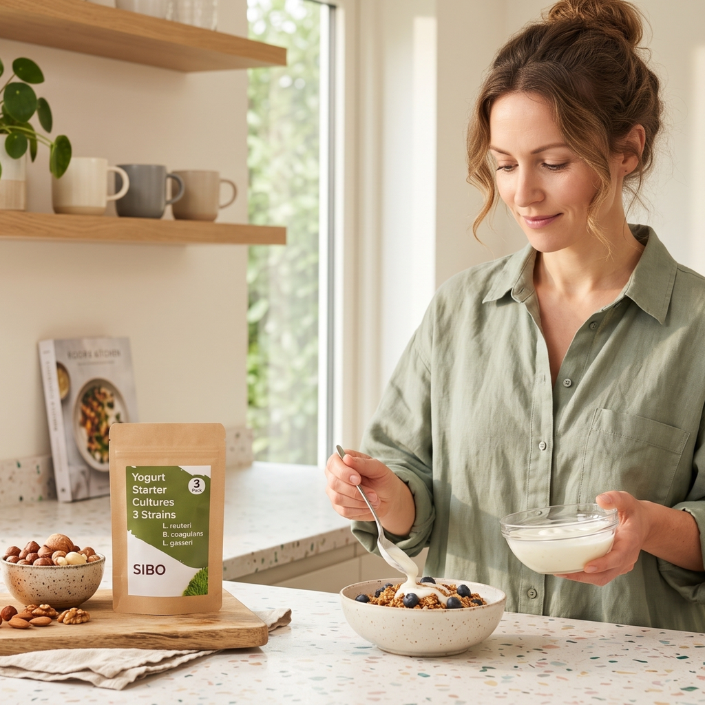 L. reuteri + 11 weitere Stämme (insgesamt 12) | Enthält alle verlorenen Arten | 6 Joghurt-Starter-Sets | Komplettpaket aller Sets | Starterkulturen | 18 Joghurtstarter